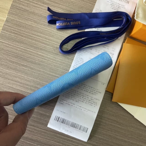 LV Louis Vuitton ‘Blue Lagoon’ Pocket Organizer - Picture 9 of 9